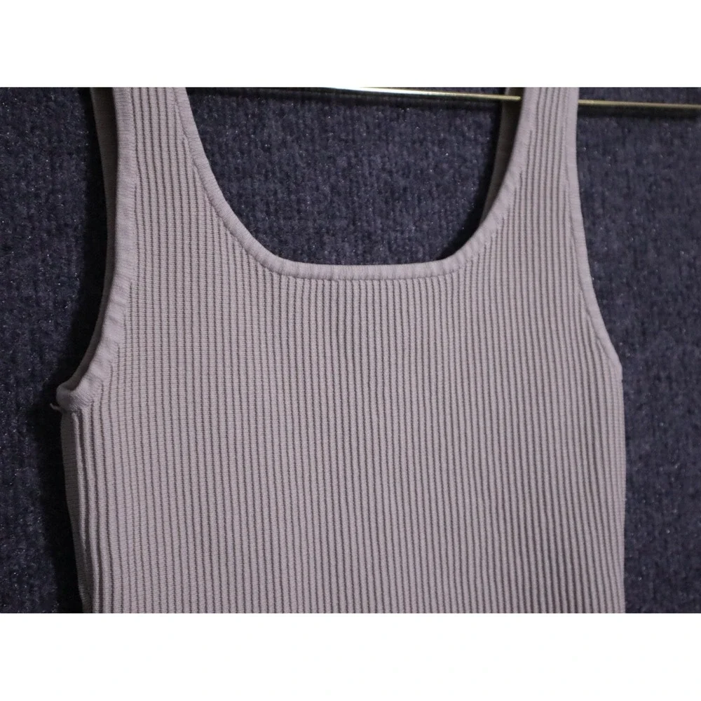 Aritzia BABATON Sculpt Knit Cami Mini Dress Women 2XS Matte Pearl‎ Beige NWOT